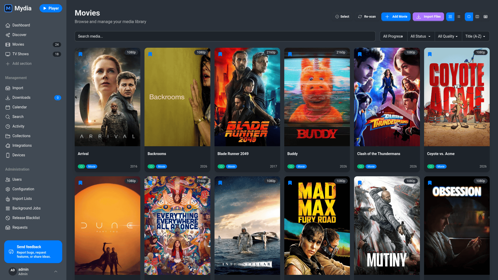 Movies library
